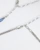 ASOS DESIGN ASOS DESIGN 2 pack blue beaded and oval pendant necklaces in silver tone - 3