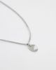 ASOS DESIGN ASOS DESIGN 2 pack blue beaded and oval pendant necklaces in silver tone - 4