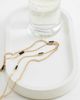 ASOS DESIGN ASOS DESIGN 2 pack chain necklace with black stone detail in gold - 2