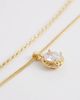 ASOS DESIGN ASOS DESIGN 2 pack cubic zirconia pendant necklaces in gold tone - 2