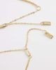 ASOS DESIGN ASOS DESIGN 2 pack cubic zirconia pendant necklaces in gold tone - 3