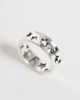 ASOS DESIGN ASOS DESIGN 2 pack cut out and engraved star twisted ring in silver - 3
