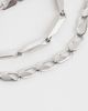 ASOS DESIGN ASOS DESIGN 2 pack link chain bracelet in silver - 2