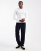 ASOS DESIGN ASOS DESIGN 2 pack muscle fit rib knit t-shirts in black and off white-Multi - 2