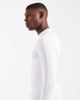 ASOS DESIGN ASOS DESIGN 2 pack muscle fit rib knit t-shirts in black and off white-Multi - 4