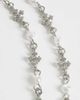 ASOS DESIGN ASOS DESIGN 2 pack pearl and cross chain bracelet in silver - 3