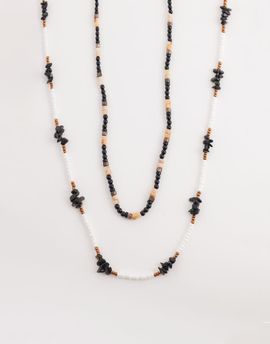 ASOS DESIGN ASOS DESIGN 2 pack seedbead necklaces in multi