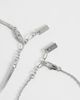 ASOS DESIGN ASOS DESIGN 2 pack snake chain and cross charm bracelet in silver - 2