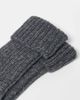 ASOS DESIGN ASOS DESIGN 2 pack wool boot ankle socks in burgundy and charcoal gray-Multi - 3