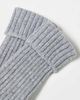 ASOS DESIGN ASOS DESIGN 2 pack wool boot ankle socks in light gray and oatmeal-Multi - 2
