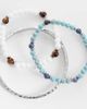 ASOS DESIGN ASOS DESIGN 3 pack beaded and cuff bracelet in silver - 2