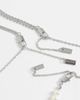 ASOS DESIGN ASOS DESIGN 3 pack chain and faux pearl beaded necklaces in silver tone - 2