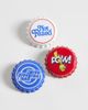 ASOS DESIGN ASOS DESIGN 3 pack graphic bottle cap badges in multi - 1