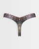 ASOS DESIGN ASOS DESIGN 3 pack no vpl thong in red, blue & leopard print-MULTI - 3