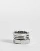 ASOS DESIGN ASOS DESIGN 3 pack octagon and bamboo texture ring in silver tone-Gold - 2