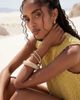 ASOS DESIGN ASOS DESIGN 3 pack of bangles in natural resin and gold tone - 1