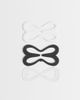 ASOS DESIGN ASOS DESIGN 3 pack racer back bra clips in white, black & clear-Multi - 1