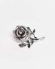 ASOS DESIGN ASOS DESIGN 3D rose brooch in burnished silver tone - 1