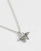 ASOS DESIGN ASOS DESIGN 3D star pendant necklace in silver - 4