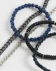 ASOS DESIGN ASOS DESIGN 5 pack beaded chain and cord bracelet in black - 2