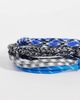 ASOS DESIGN ASOS DESIGN 5 pack cord and rope bracelets in blue-Black - 2
