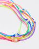 ASOS DESIGN ASOS DESIGN 5 pack cord bracelet set in multicolor and pearl beads - 3