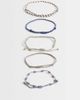ASOS DESIGN ASOS DESIGN 5 pack rope puller bracelet in multi - 1