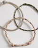 ASOS DESIGN ASOS DESIGN 5 pack rope puller bracelets in multi-Neutral - 2