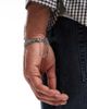 ASOS DESIGN ASOS DESIGN 5 pack swirl link and chain bracelet in burnished silver - 3