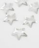 ASOS DESIGN ASOS DESIGN 6-pack star shaped silver snap clips - 2