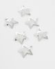 ASOS DESIGN ASOS DESIGN 6-pack star shaped silver snap clips - 3