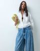 ASOS DESIGN ASOS DESIGN 80s pocket detail jeans in lightwash blue - 4