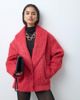 ASOS DESIGN ASOS DESIGN 80's shawl collar cocoon sleeve formal jacket in red - 1