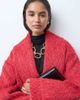ASOS DESIGN ASOS DESIGN 80's shawl collar cocoon sleeve formal jacket in red - 3