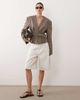 ASOS DESIGN ASOS DESIGN 80s style belted blazer in gray check - 2