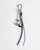 ASOS DESIGN ASOS DESIGN 8 ball dice and rope carabiner jeans clip in silver - 1
