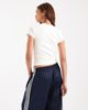 ASOS DESIGN ASOS DESIGN 90s Baby tee in cream-White - 4