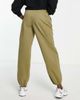 ASOS DESIGN ASOS DESIGN 90s cargo pants with toggle detail in washed khaki-Green - 2