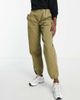ASOS DESIGN ASOS DESIGN 90s cargo pants with toggle detail in washed khaki-Green - 3