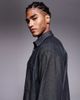 ASOS DESIGN ASOS DESIGN 90s oversized denim shirt in black - 4