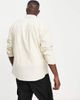 ASOS DESIGN ASOS DESIGN 90s oversized oxford shirt in ecru-Neutral - 4