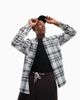 ASOS DESIGN ASOS DESIGN 90s oversized plaid shirt in green - 1