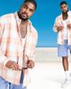 ASOS DESIGN ASOS DESIGN 90s oversized summer brights check shirt in white-Orange - 3