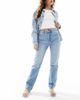 ASOS DESIGN ASOS DESIGN 90s straight jeans in light midwash-Blue - 1