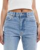 ASOS DESIGN ASOS DESIGN 90s straight jeans in light midwash-Blue - 4