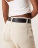 ASOS DESIGN ASOS DESIGN abstract buckle waist and hip jeans belt in black - 3