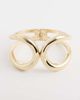 ASOS DESIGN ASOS DESIGN abstract shaped cuff bracelet in gold tone - 1