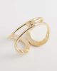 ASOS DESIGN ASOS DESIGN abstract shaped cuff bracelet in gold tone - 2