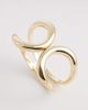 ASOS DESIGN ASOS DESIGN abstract shaped cuff bracelet in gold tone - 3