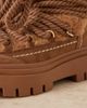 ASOS DESIGN ASOS DESIGN Acclaim shearling lace up snow boots in taupe-Blonde - 2